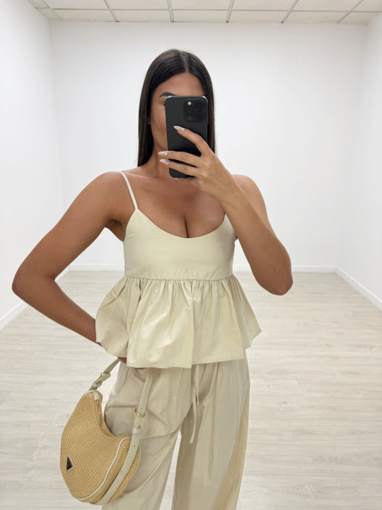 CONJUNTO PARACHUTE BEIGE